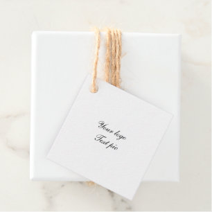 PRETTIG KERSTFEES EENVOUDIGE WITTE LABEL