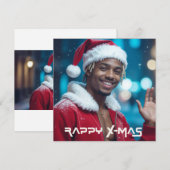 PRETTIG KERSTFEES FEESTDAGENKAART (Voorkant / Achterkant)