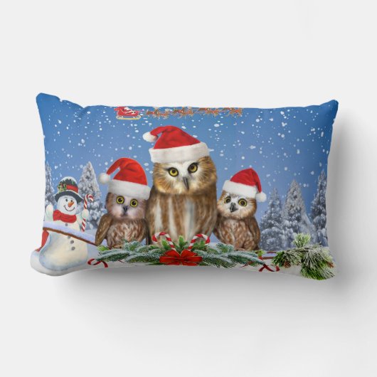 PRETTIG KERSTFEES VAN UIL VAN ONS! KUSSEN (Voorkant)