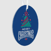 Prettig Kerstfeest 1 Ornament (voorkant)