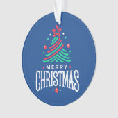 Prettig Kerstfeest 1 Ornament (voorkant)