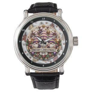 Prettig kerstfeest 2025 Kabouters Horloge