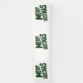 Prettig kerstfeest 2.5x10 Vinyl banner (Verticaal)