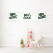 Prettig kerstfeest 2.5x10 Vinyl banner (Insitu)