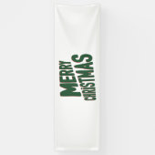 Prettig kerstfeest 2.5x8 Vinyl banner (Verticaal)