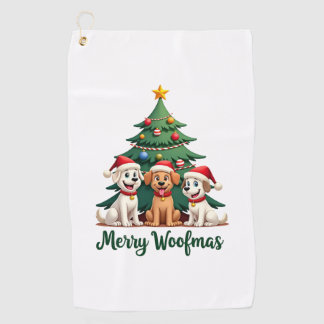 Prettig Kerstfeest (2) Golfhanddoek