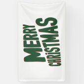 Prettig kerstfeest 3x5 vinyl banner (Verticaal)