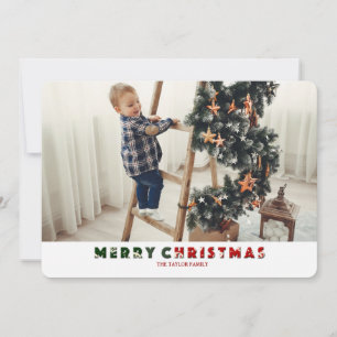 Prettig kerstfeest 4-foto kerstkaart