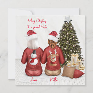 Prettig kerstfeest aan beste vriend Kerstkaart Kaart