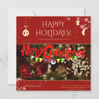 Prettig Kerstfeest Aan Iedereen Kaart