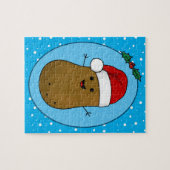 Prettig kerstfeest Aardappel Legpuzzel (Horizontaal)