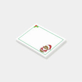 Prettig kerstfeest aardappel post-it® notes (Schuin)