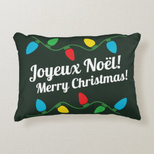 Prettig kerstfeest accent kussen