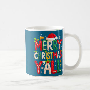 Prettig kerstfeest allemaal Kerstman Haakwerk Brei Koffiemok