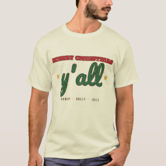 Prettig kerstfeest allemaal Zuidwesterse kerst T-shirt