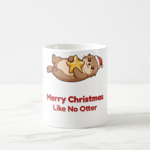 Prettig Kerstfeest Als Geen Andere Otter Mok