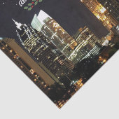 "Prettig kerstfeest," Atlanta, Georgia skylight Tissuepapier (Detail)