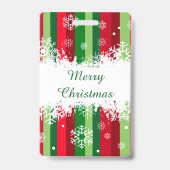 Prettig kerstfeest badge (Achterkant)