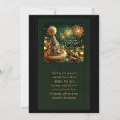 prettig kerstfeest bedankkaart (Achterkant)