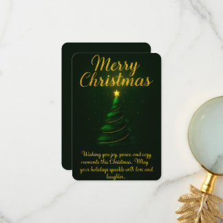 - "Prettig Kerstfeest" Bedankkaart