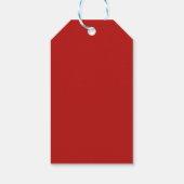 Prettig kerstfeest! Blijf dansen Cadeaulabel (Achterkant)