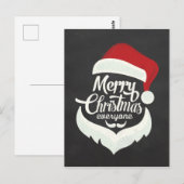 Prettig kerstfeest briefkaart (Voorkant / Achterkant)