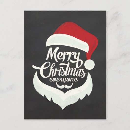 Prettig kerstfeest briefkaart (Voorkant)