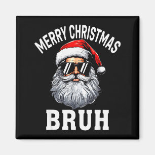 Prettig kerstfeest broer meme grappige uitdrukking magneet
