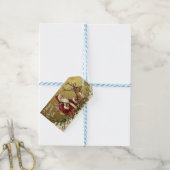 Prettig Kerstfeest Cadeaulabel (Met Touw)