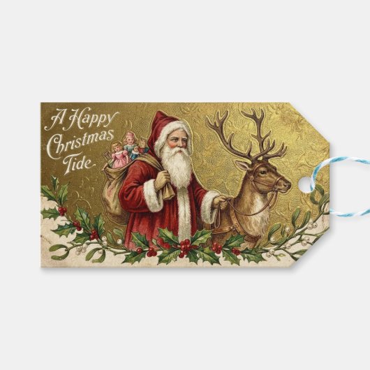 Prettig Kerstfeest Cadeaulabel (Voorkant (Horizontaal))