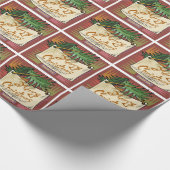 Prettig kerstfeest cadeaupapier (Hoek)