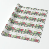 Prettig kerstfeest cadeaupapier (Uitgerold)