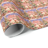 Prettig kerstfeest cadeaupapier (Rol Hoek)