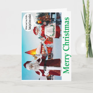 Prettig kerstfeest.  De heer en mevrouw KAT klauwe Kaart