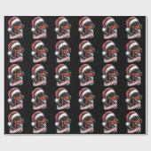 Prettig kerstfeest - Dobermann Kerstman Hoed Grapp Cadeaupapier (Vlak)