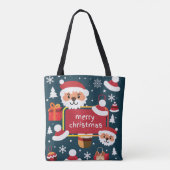 Prettig kerstfeest draagtas (Achterkant)