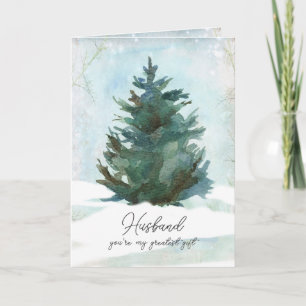 Prettig kerstfeest echtgenoot Grootste geschenk Wi Kaart