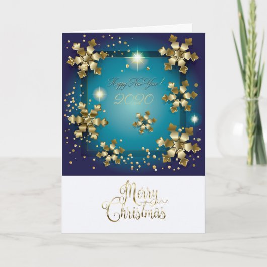 Prettig Kerstfeest & een gelukkig nieuwjaar! 2026 Notitiekaartje (Voorkant)