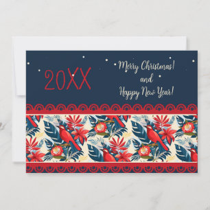 Prettig kerstfeest en een gelukkig nieuwjaar! 20XX Feestdagenkaart