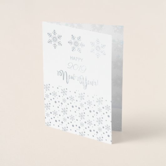 Prettig Kerstfeest en een gelukkig nieuwjaar! 20XX Folie Kaarten (Voorkant)