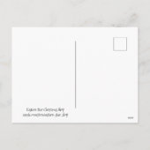 Prettig kerstfeest en een gelukkig nieuwjaar ansic feestdagenkaart (Achterkant)