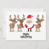 Prettig kerstfeest en een gelukkig nieuwjaar Kerst Feestdagenkaart (Voorkant)