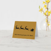 Prettig Kerstfeest en een prosper Nieuwjaar, Spaan Kaart (Gele Bloem)