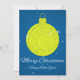 Prettig kerstfeest en gelukkig nieuwjaar feestdagenkaart