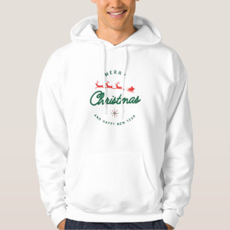 Prettig kerstfeest en gelukkig nieuwjaar hoodie