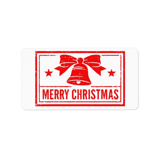 Prettig kerstfeest etiket (Voorkant)