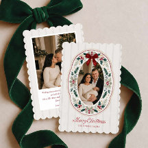 Prettig kerstfeest Familie 2 Foto Vakantiewenskaar