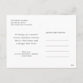 Prettig kerstfeest familie 3 foto collage rustiek feestdagenkaart (Achterkant)