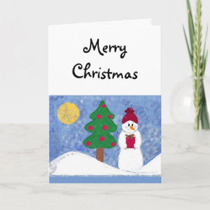 Prettig kerstfeest feestdagen kaart