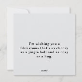 Prettig kerstfeest! feestdagenkaart (Achterkant)